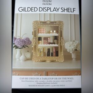 Five Below Gilded Display Shelf